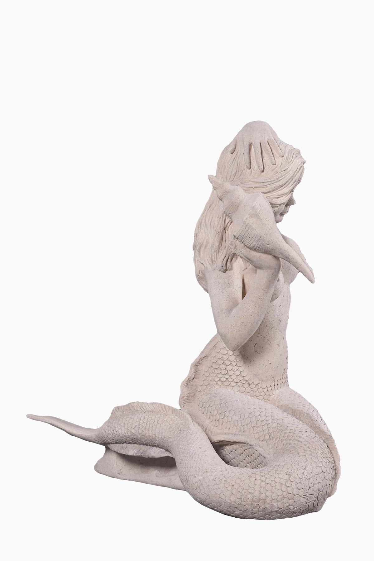 Roman Mermaid LOLA Sitting Mermaid Roman Stone