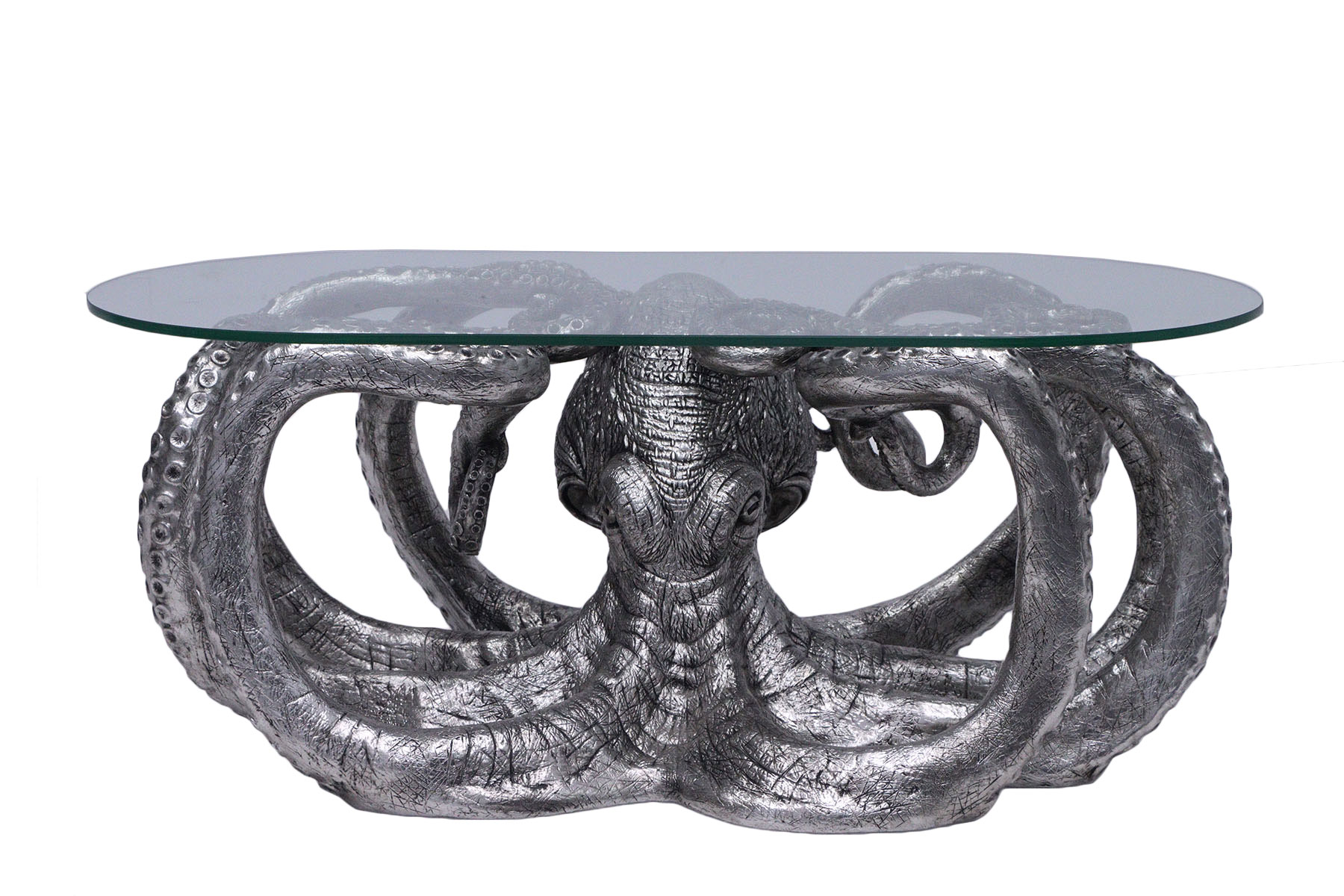 Octopus Coffee Table Silver Leaf