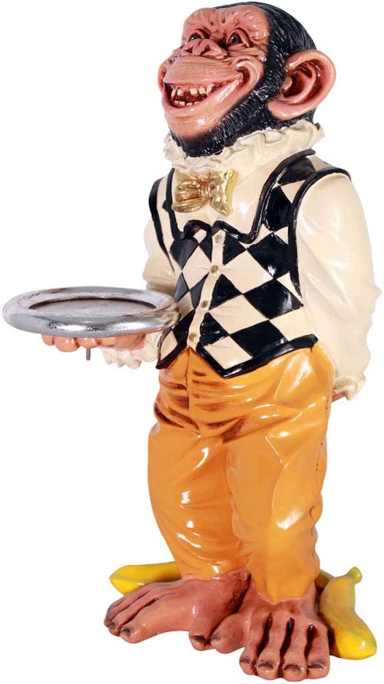 Monkey Butler 21 Inch Sculpture